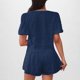 thumbnail image 4 of Camisas de Color Sólido para Mujeres Verano Manga Corta Cuello en V Cuello Delantero Corbata Camisa Pantalones Cortos Conjunto, 4 of 8