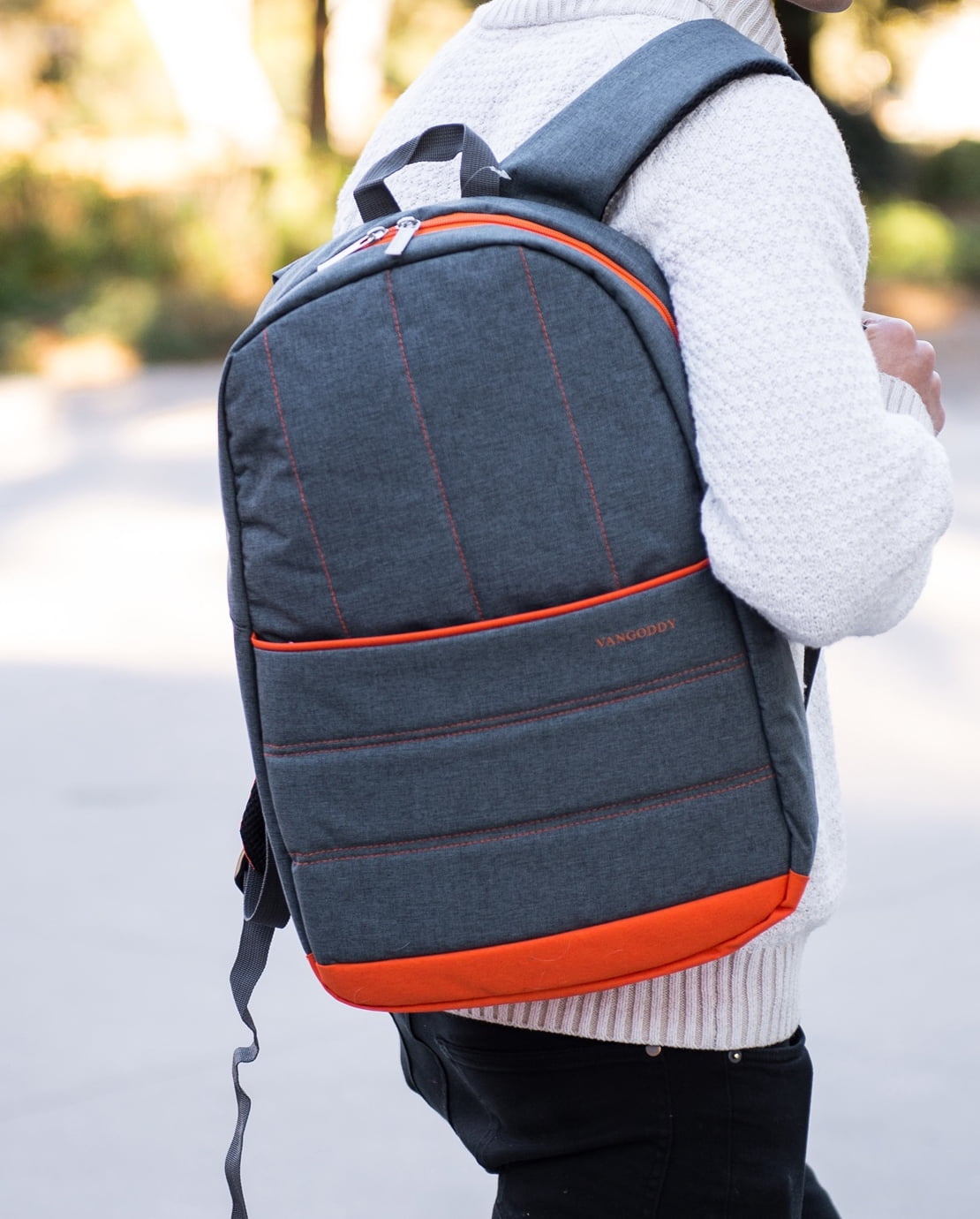 VANGODDY Bravo School Travel Notebook Nylon Backpack fits 13, 13.3, 14, 15, 15.6 Inch Laptops / Ultrabooks / Notebooks