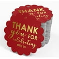 thumbnail image 4 of Inkdotpot Thank You For Celebrating With Us Bridal Shower-Baby Shower-Retirement-Wedding-Birthday Bottle Tag Real Gold Foil Favor Hang Tags 100 Pack, 4 of 7