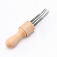 thumbnail image 1 of KAIYANG Herramienta de punzón de costura de fieltro con mango redondo de madera maciza para hacer fieltro con aguja, 1 of 5