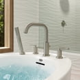 thumbnail image 4 of Jacuzzi Rc95 Contento Deck Mounted Roman Tub Filler - Nickel, 4 of 7