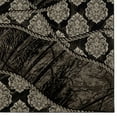 thumbnail image 3 of Jewel Power-Loomed Multi-Pattern 2' x 3' Rug, Brown/Black, 3 of 3
