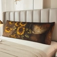 thumbnail image 6 of Body Pillow Cover, Rustic Sunflower Bouquet Body Pillow Cases with Zipper Soft Breathable Smooth Skin Friendly Long Pillow Case 20x60 inches, 1Pcs, 6 of 7