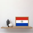thumbnail image 2 of Paraguay National Flag Patriotic Vexillology World Flags Country Region Poster Artwork Framed Wall Art Print A4, 2 of 4