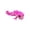 Purple Pink, variant on 3D Printed Articulated Chameleon Figurine Realistic Reptile Sculpture with Moving Eyes, Vibrant Gradient Ornament for Modern Shelves and Desks Green