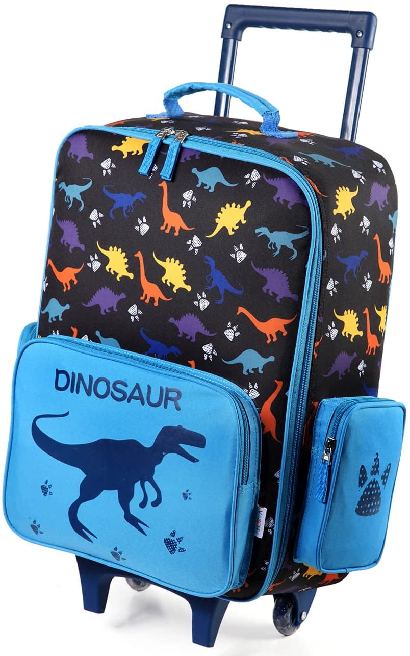 10292円 喜ばれる誕生日プレゼント Kids Luggage for Boys Cute Dinosaur Rolling Wheels Suitcase Children T