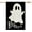 Black, variant on Happy Halloween House Flag 28x40 Inch Burlap Vertical Double Sided, Scary Pumpkin Holiday Yard Outdoor Decoration DF092-28
