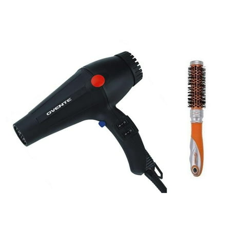 Ovente X5 2200-watt Professional Hair Dryer and Hai Elite Roundbrush