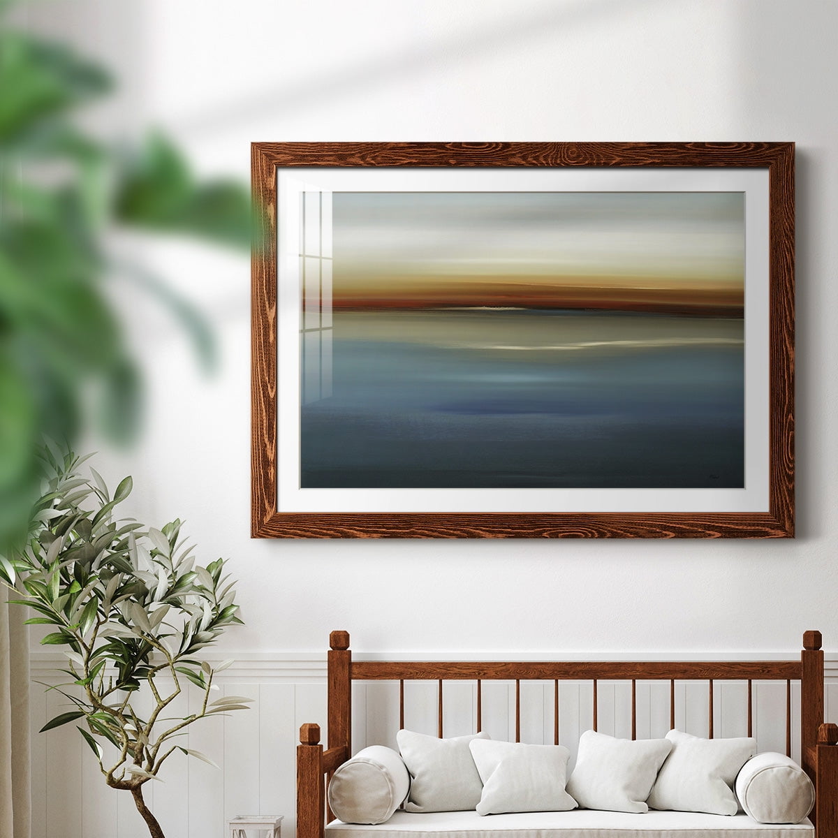 Beside the Blue II-Premium Framed Print - Ready to Hang