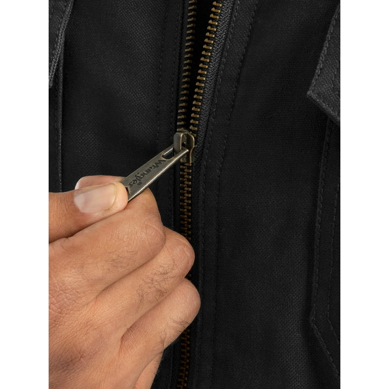 Wrangler Workwear Men's Quilted Lined Work Shirt Jacket with Wrangler Workwear Men's Quilted Lined Work Shirt Jacket with
