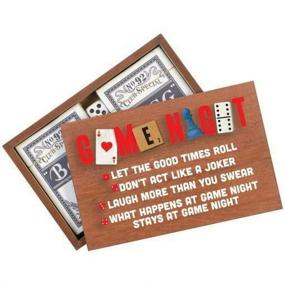 Game Night Fun Cards With Dice