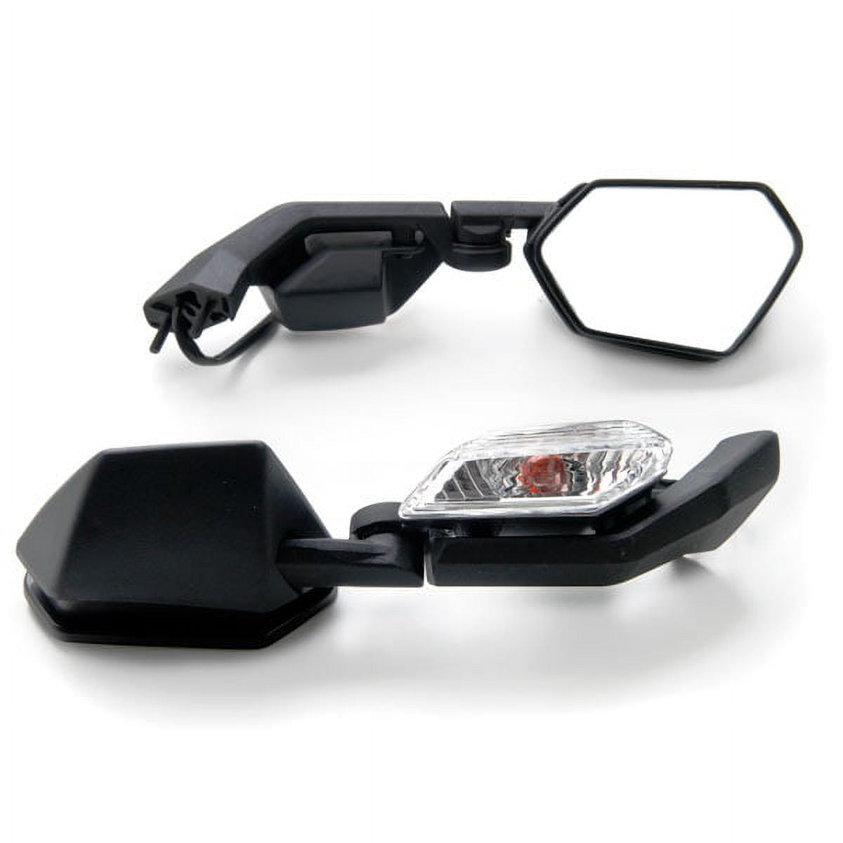 Krator Black OEM Style Racing Mirrors w/ Turn Signals Krator Black OEM Style Racing Mirrors w/ Turn Signals