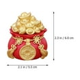 thumbnail image 2 of SWETRACE Money Bag Figurine 2.36X2.16X2.16In Realistic Prop For Car Interior 1Set, 2 of 8