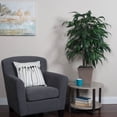 thumbnail image 6 of Vickerman 4' Artificial Mango Bush, Black Plastic Pot., 6 of 6