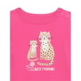 thumbnail image 3 of Garanimals Baby Girl Long Sleeve Graphic Print Bodysuit, Sizes 0M-24M, 3 of 5