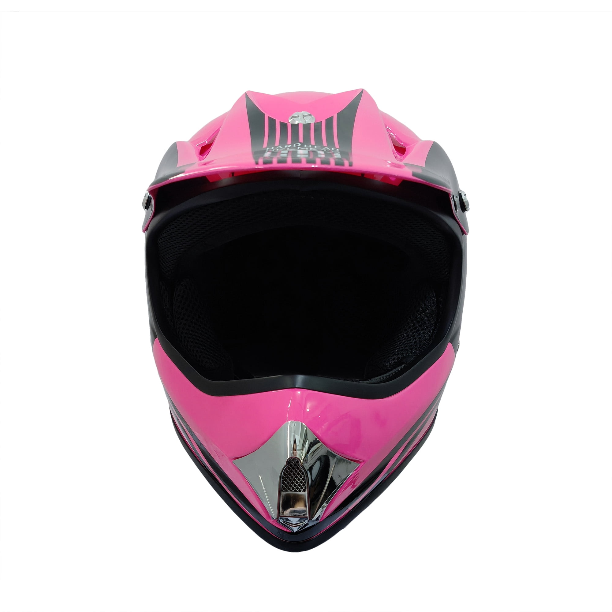 HHH Helmet Kids Teen Dirt Bike Safety Standard DOT Certified (Pink-Medium)