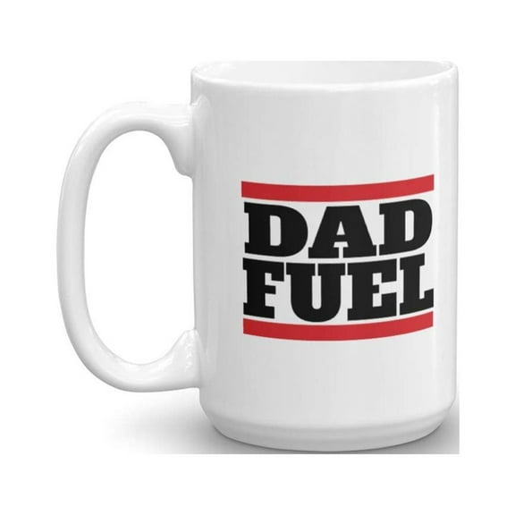 Dad Fuel Coffee & Tea Gift Mug - Best Birthday Gifts for Men (15oz)