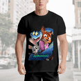 thumbnail image 4 of T-Shirt Décontracté Unisexe Zootopia 2, T-Shirt Léger à Manches Courtes, Haut en Coton Coupe Classique, 4 of 7