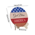 thumbnail image 3 of Beautynvta Patriotic Tabletop Decor, Red White Blue Independence Day Wooden Ornament for 4th of July 250th Anniversary Memorial Day Home Table Centerpiece Decor, 3 of 6