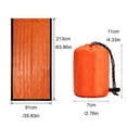 thumbnail image 6 of Ettsollp 1/2/3/4/5Pcs Emergency Sleeping Bag Thermal Bivy Sack Waterproof Emergency Blanket Sleep Survival Shelter for Outdoor Adventures, 6 of 8