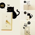 thumbnail image 1 of Cartoon Style Removable Home Light Switch Funny Wall Decal Vinyl Wall Stickers, 1 of 6