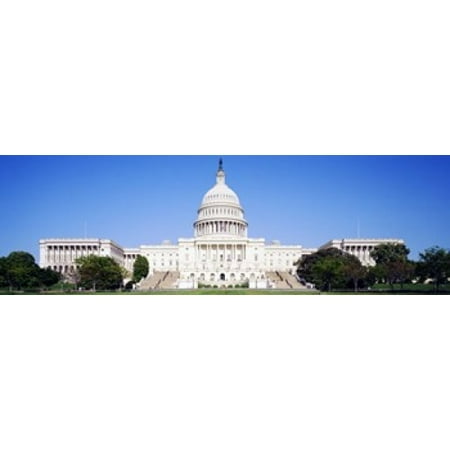 US Capitol Washington DC District Of Columbia USA Canvas Art - Panoramic Images (18 x 6)