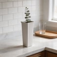 thumbnail image 5 of Linnome Plastic Flower Vase Minimalist Dry Flower Bucket Creative Artificial Floral Display Tube Home Table Decor Ornament, 5 of 6