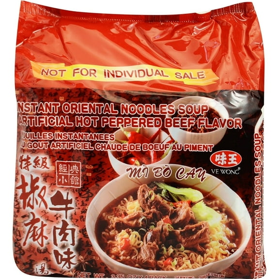 Ve Wong Inst Ndl Hot Pp/Beef 4pk