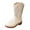Beige, variant on Kids Western Cowboy Boots for Girls & Boys, Pointed Toe Mid-Calf Cowgirl Boot with Embroidered & Side Zipper (Little Kid/Big Kid) Pink for Size 2