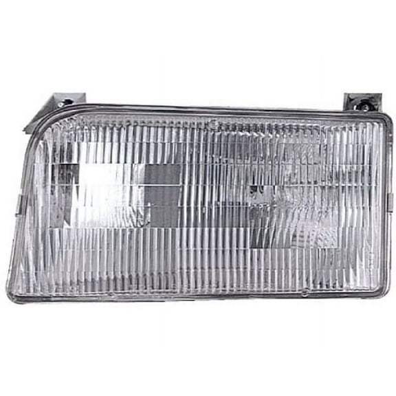Left Driver Side Headlight Assembly - Compatible with 1992 - 1996 Ford F-150 1993 1994 1995