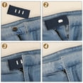 thumbnail image 4 of 4Pcs Extensores de Gancho para Pantalones, Extensores de Jeans (Negro, 3.2x1.4 pulgadas), 4 of 7
