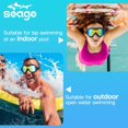 thumbnail image 4 of Swim Goggles No Leaking Anti-Fog Pool Goggles Swimming Goggles for Adult Men Women Youth, UV Protection 180° Clear Vision, 4 of 5