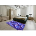 thumbnail image 4 of Ahgly Company Indoor Rectangle Patterned Medium Slate Blue Area Rugs, 4' x 6', 4 of 6