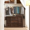 thumbnail image 7 of SinCiDo Bedroom Furniture Large Dresser for Bedroom, Wood Rustic Long Dresser with 5 Drawers, 7 of 7