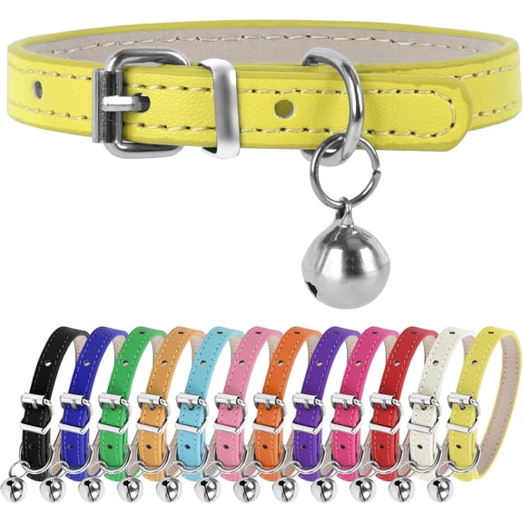 XXS Dog Collar Teacup Dog Collar, Dog Collars, Teacup Dog Collars for Small Dogs Cats, Pink, 3/8 inch Width