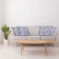 thumbnail image 4 of Ambesonne Paisley Throw Pillow Cover 4 Pack, Bohemic Floral Country, 16", Purple White Blue, 4 of 6