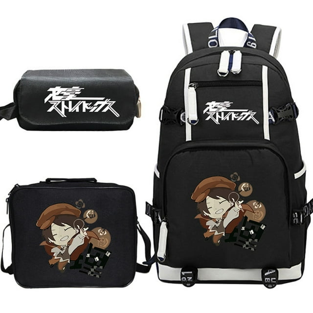 Set de mochilas Bungos Strays Dogs Dazais Osamus Cartoon Kids