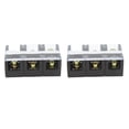 thumbnail image 3 of 2 Pcs Born Block Double Rangées 60A 600V Bande de Barrière Compacte avec Coque PC pour Système de Distribution d'Alimentation, 3 of 7