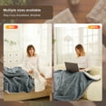 thumbnail image 2 of Heated Blanket Full Size, Washable Heated Blanket Electric, Electric Blanket, Silver, 72" x 84", Blanket Warmer Heating blanket Heat Warming Blanket Electric Blanke Heater, 2 of 7