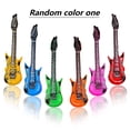 thumbnail image 1 of 90cm Inflatable Guitar Prop for Parties - Random Assorted Color, 0.18mm PVC Material, ASTM/EN71 Certified, Individual Polybag Packing, Fun Musical Party Decoration Accessory (60-100CM Size Range), 1 of 6
