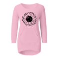 thumbnail image 4 of Bovemsi Womens Sweaters Casual Solid Long Sleeve Jumper Blouse Fall Sweaters, 4 of 5