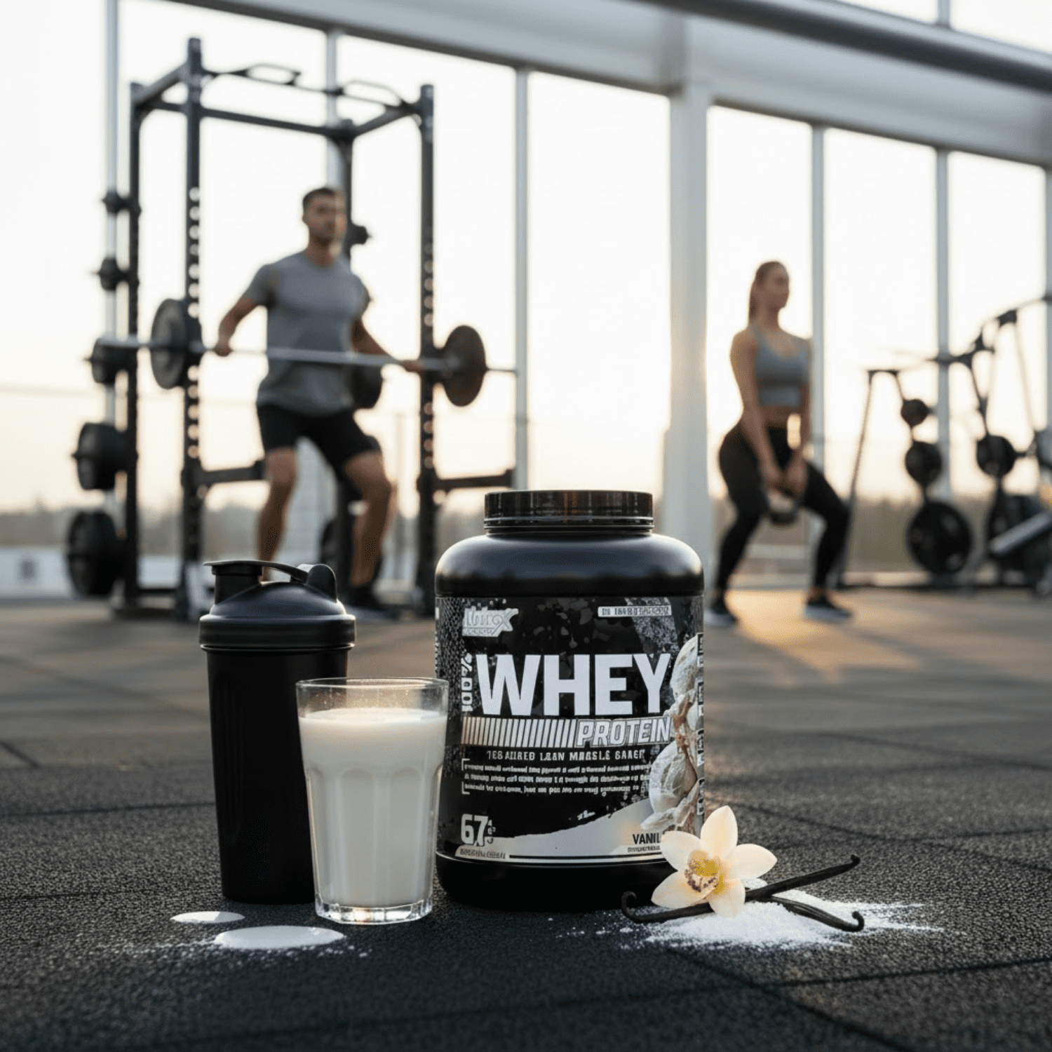 Nutrex Research 100% Whey Protein Powder Concentrate and Isolate Vanilla 5lb
