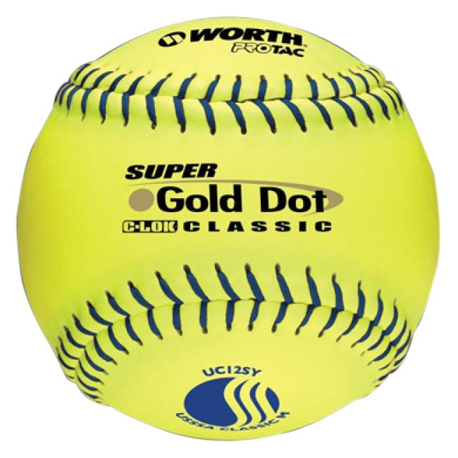 Gold Dot Classic Details about   Over 4 Dozen=50 New 12” Inch Mens Slow Pitch Softballs USSSA S 
