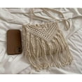 thumbnail image 7 of Women Cute Hobo Bag Satchel Bag Summer Beach Bag Knit Bag Shoulder Bag Tassels Crochet Tote Handbags, 7 of 7