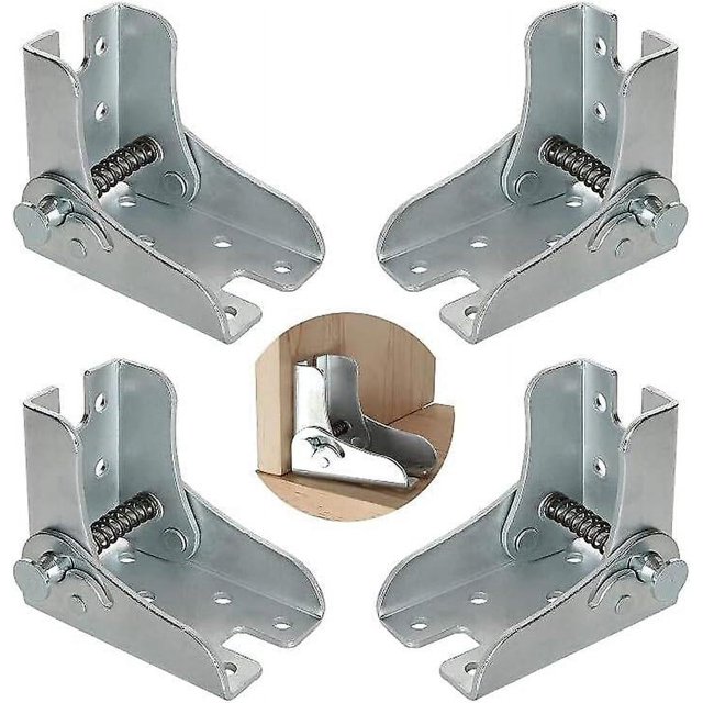(4 piezas) Marco plegable, bisagra autoblocante, patas de mesa plegables, banco de trabajo plegable