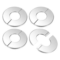 4-Pack Wall Split Flange, for 1 Inch/25mm OD Pipe 304 Stainless Steel Escutcheon Plate
