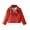 Red, variant on Boys Leather Jackets Full Zip Solid Color Lapel Collar Motorcycle PU Coats Fall Winter Trendy Windproof Outerwear 2-11 Years