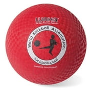 Mikasa Waka Youth Kickball, 8-1/2 Inch, Red, Rubber Cover