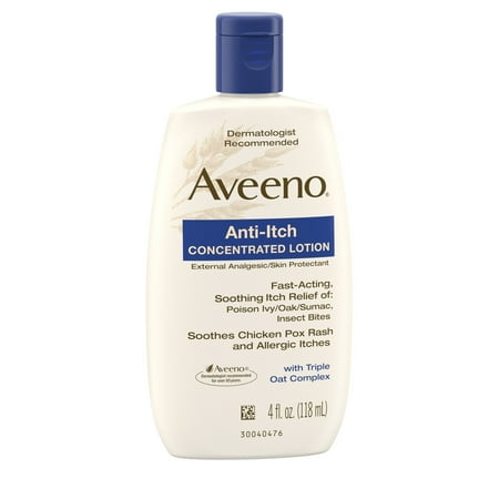 Aveeno Anti-Itch Concentrated Lotion with Calamine and Triple Oat Complex, 4 fl. oz