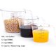 thumbnail image 2 of 3-Piece Measuring Cups Set, Plastic Measuring Cup Plug-in Nesting Handle Stackable Design, 2 of 4